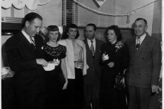 Lobby of the Plaza Theatre, probably at opening 1941