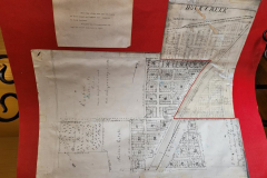 Garland Incorpation Map c.1891 Poster Board