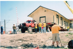 Moving the Santa Fe Depot from Museum Plaza