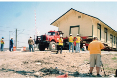 Moving the Santa Fe Depot from Museum Plaza