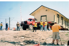 Moving the Santa Fe Depot from Museum Plaza