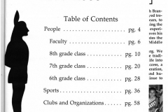 1999-2000 "Living the Legend" Brandenburg Middle School yearbook