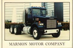 Postcard - truck from Marmon Motor Company