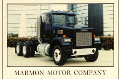 Postcard - truck from Marmon Motor Company