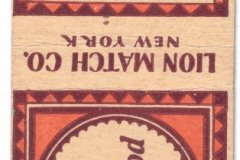 Matchbook - Lion Match Company 1924-1937
