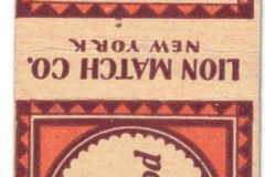 Matchbook - Lion Match Company 1924-1937