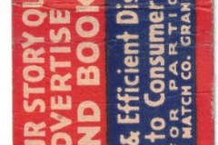 Matchbook - Diamond Match Company