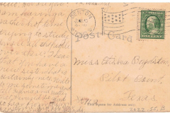 Postcard of North Texas State Normal College in Denton, Texas in 1910
