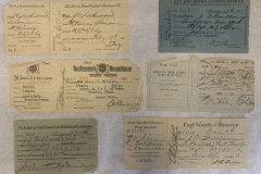 1902-1909 Various Train Tickets and Stubs
