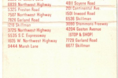 Matchbook - A&A Liquor Store, 1970's.