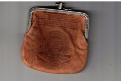 Change Purse by Texas Leathercraft of Dallas for First National Bank