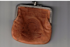 Change Purse by Texas Leathercraft of Dallas for First National Bank