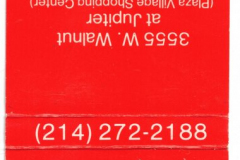 Matchbook - Arc-En-Ciel Restaurant