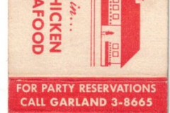 Matchbook - Harris Restaurant