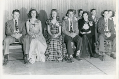 Valentine Dance 1946, Girl's Gym, Garland High School