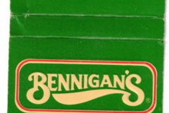 Matchbook - Bennigan's Restaurant