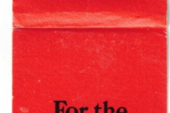 Matchbook - Red Lobster Restaurant