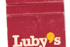 Matchbook - Luby's Cafeterias.