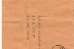 Santa Fe envelope postmarked Aug. 21, 1962.