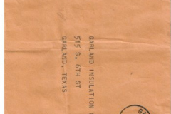 Santa Fe envelope postmarked Aug. 21, 1962.