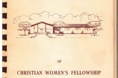 Favorite Recipes of Christian Women's Fellowship Monica Park Christian Church 1962-1963