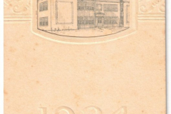 1924 Garland High School Commencement Exercises invitation