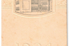 1924 Garland High School Commencement Exercises invitation