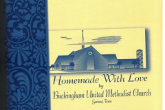 Cookbook "Homemade with Love" Buckingham United Methodist Church 2002.