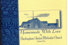Cookbook "Homemade with Love" Buckingham United Methodist Church 2002.