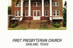 Church Directory First Presbyterian Church 1987-1988.