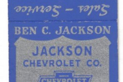 Matchbook - Jackson Chevrolet Company