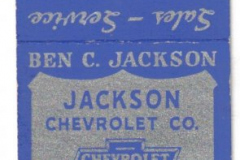 Matchbook - Jackson Chevrolet Company