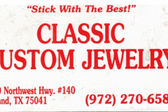 Refrigerator Magnet business card Classic Custom Jewelry