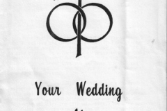 Booklet - "Your Wedding at First Baptist Church" 1970's-1990