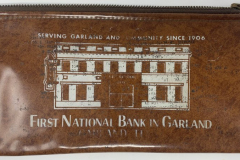 Bank Deposit Bag - First Nation Bank in Garland