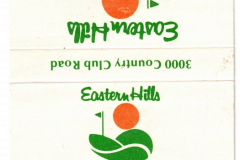 Matchbook - Eastern Hills Country Club
