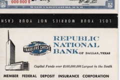 Matchbook Republic National Bank of Dallas, Texas
