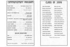 Garland Christian Academy Commencement Program May 2009