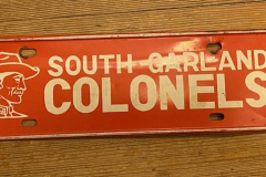 South Garland Colonels Metal Sign