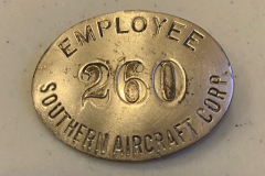 Southern Aircraft employee badge
