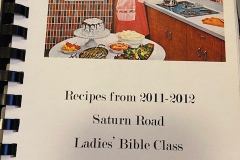 Saturn Road Church of Christ Cookbook 2011-2012