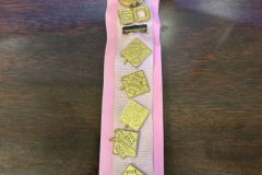 Jackie Peterson's Memorial Hospital Auxiliary pins
