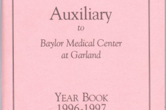 Baylor Medical Center Auxiliary Yearbook 1996-1997