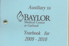 Baylor Medical Center Auxiliary Yearbook 2009-2010