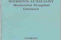 Memorial Hospital Auxiliary Yearbook 1965-1966