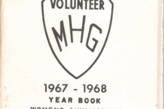 Memorial Hospital Auxiliary Yearbook 1967-1968