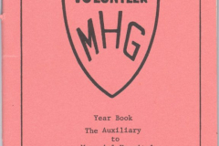 Memorial Hospital Auxiliary Yearbook 1974-1975