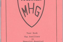 Memorial Hospital Auxiliary Yearbook 1976-1977