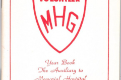 Memorial Hospital Auxiliary Yearbook 1979-1980
