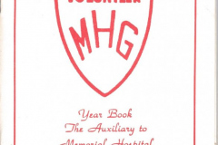 Memorial Hospital Auxiliary Yearbook 1982-1983